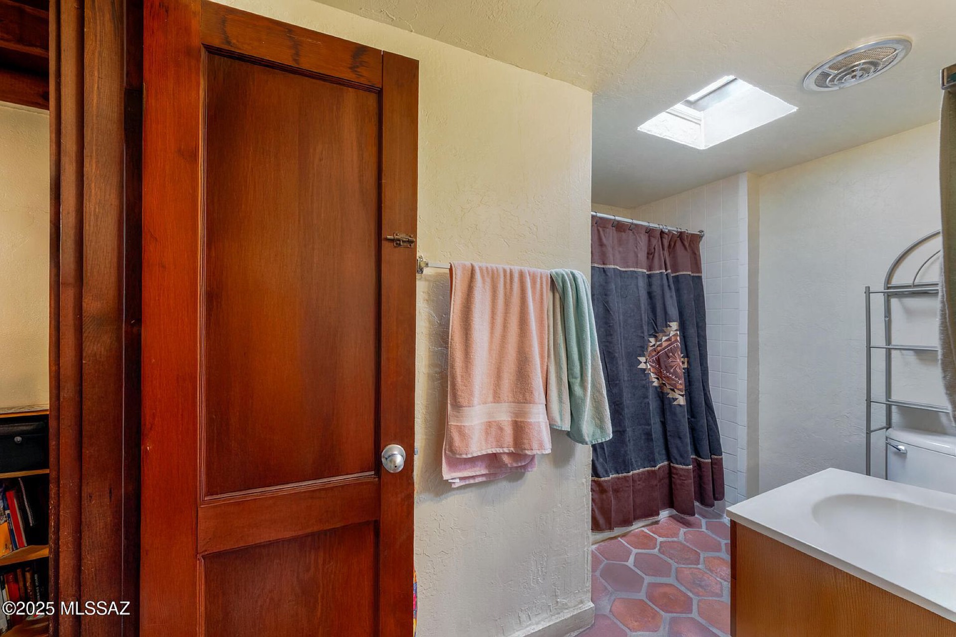 Bathroom with skylight