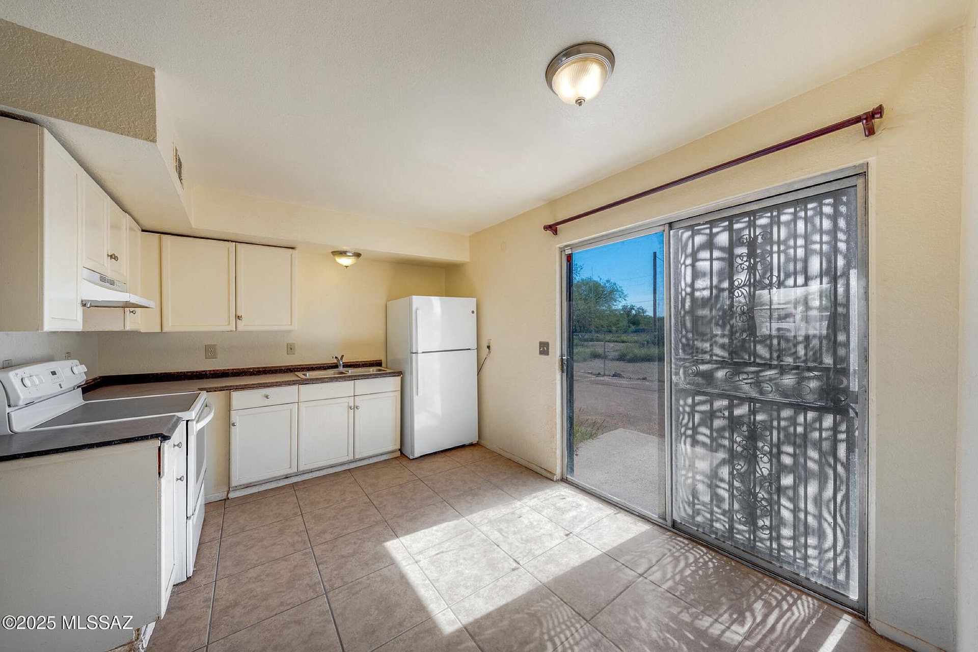 Kitchen with patio access