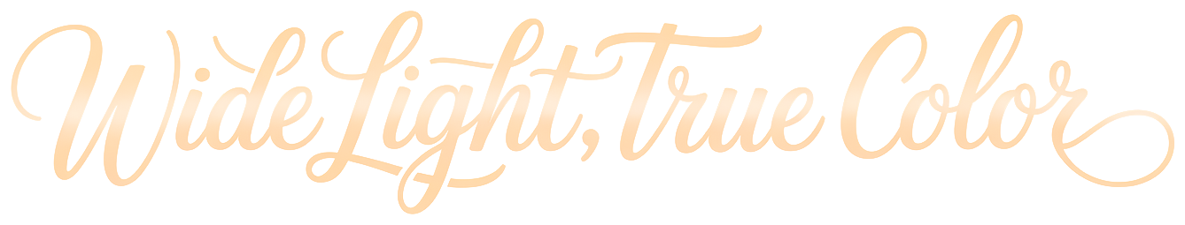 Wide light, true color